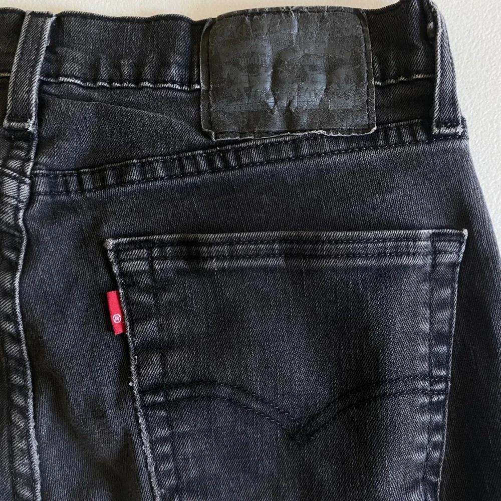 Levi's 511 Slim Fit Jeans Mens 32x30 Washed Black Denim